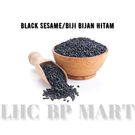 LHC BLACK SESAME BIJI BIJAN HITAM 黑芝麻 REPACKED Shopee Malaysia