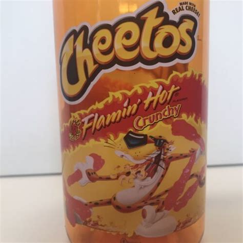 Flamin Hot Crunchy Cheetos Water Bottle Chester Cheetah Bpa Free Promotional 4578399013