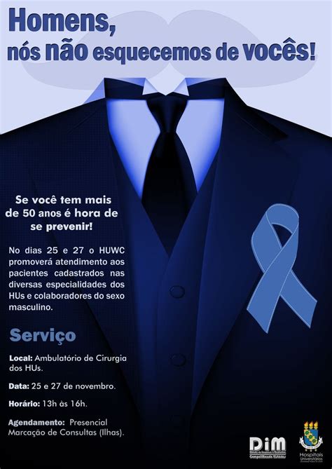 Comunicado Huwc Novembro Azul Novembro Azul Campanha Novembro Azul