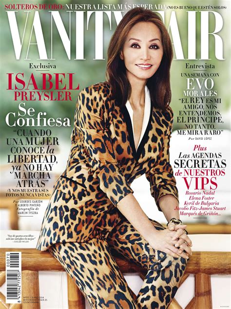 Cover of Vanity Fair Spain with Isabel Preysler, June 2014 (ID:30602 ...