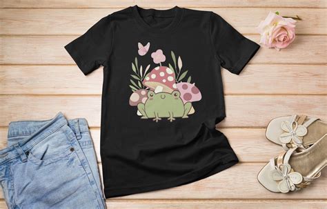 Cottagecore Shirt Cottage Core Frog Shirt Cottagecore Etsy Cottagecore Shirt Frog T Shirts