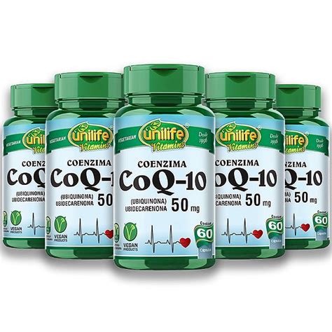 Kit Coenzima Coq Mg Unilife Capsulas Veganas Edin