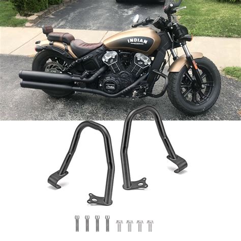 For Indian Scout Sixty Bobber Gloss Black Engine Guard