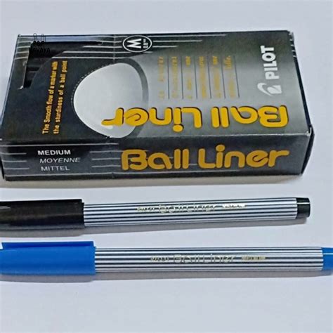 Jual Pena Ballpoint Pilot Balliner Warna Hitam Biru Shopee Indonesia