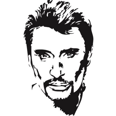 Stickers JOHNNY HALLYDAY Musique Chanteurs Groupes Etc Destock