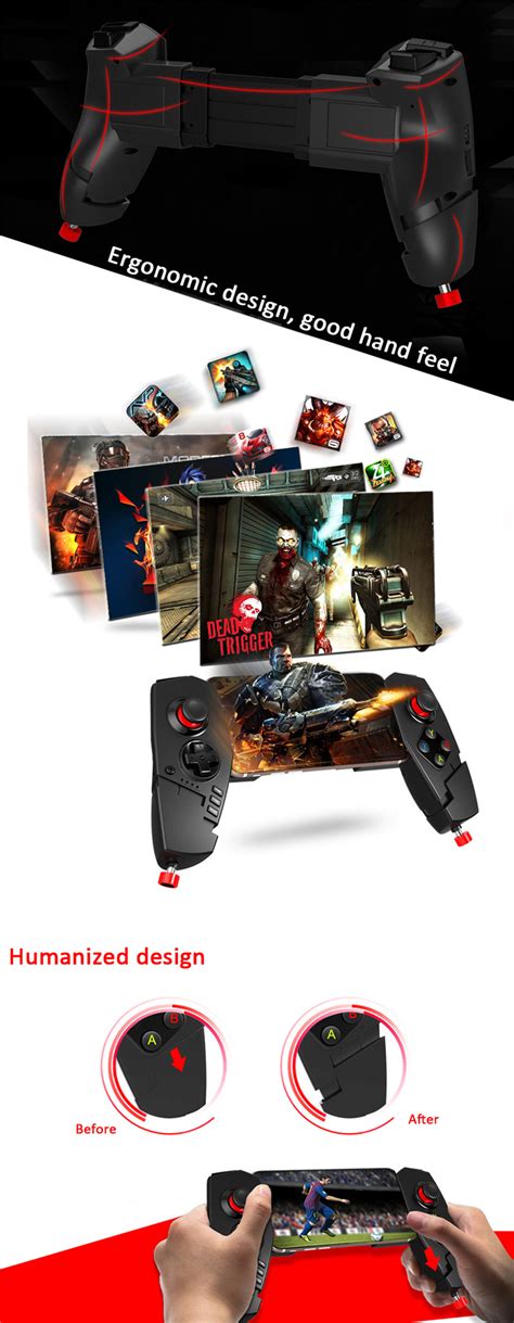 Ipega Pg 9055 Telescopic Bluetooth 30 Game Controller Gamepad