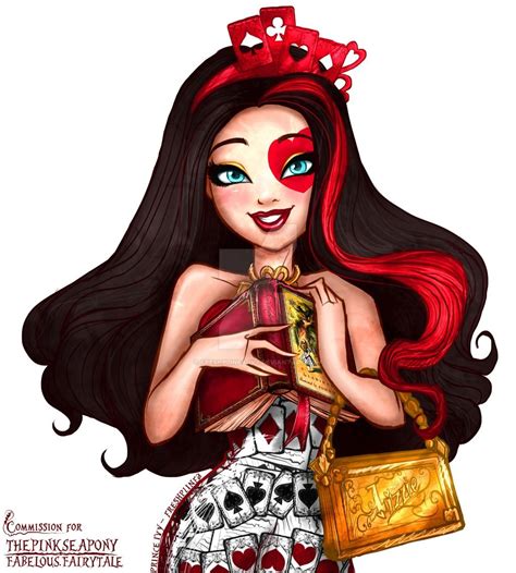 Commission Lizzie Hearts Book Party Ever After High Ever After