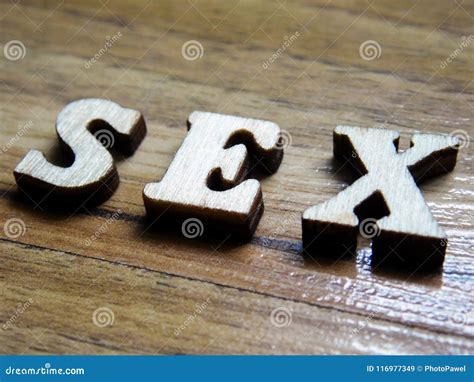 Word Sex Stock Image Image Of Sensuality Inscription 116977349