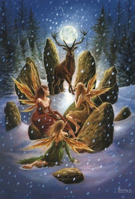 Today Is The Winter Solstice The First Day Of Yule Yule Fairy Art