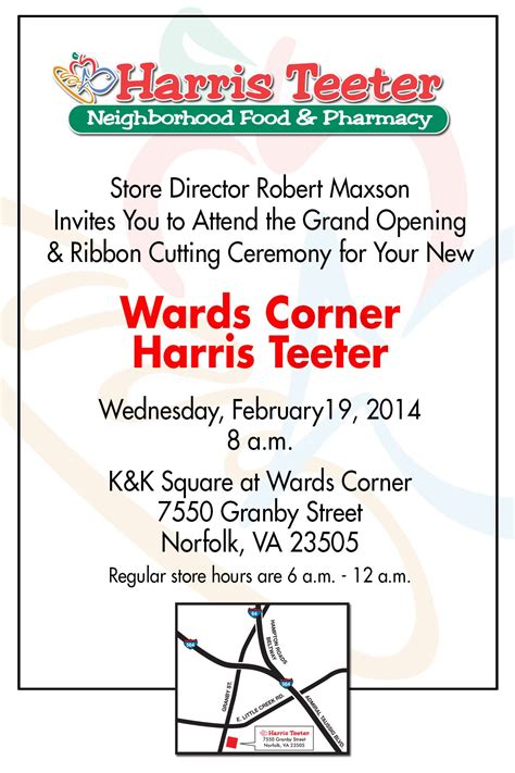 Grand Opening Invitation Wording