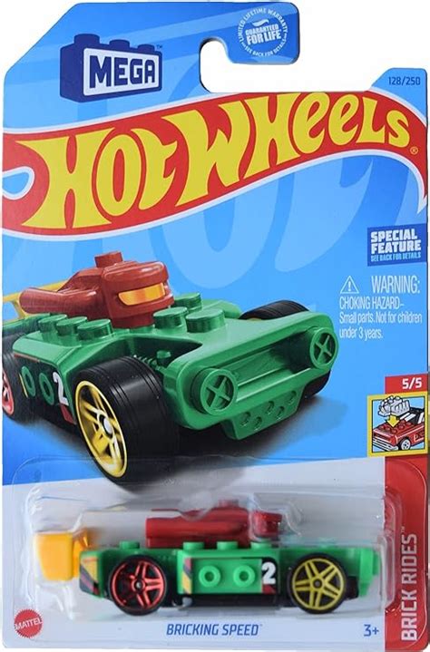 Amazon Hot Wheels Bricking Speed Brick Rides Green Toys Games