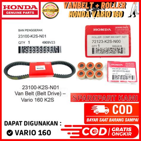 Van BELT VANBELT V BELT HONDA VARIO 160 ROLLER SET K2S Shopee Singapore