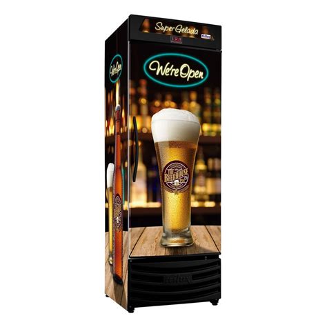 Geladeira Expositora Cervejeira Vertical 450 Litros 1 Porta Cega 2 6