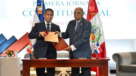 Tribunales Constitucionales De Perú Y República Dominicana Suscribieron