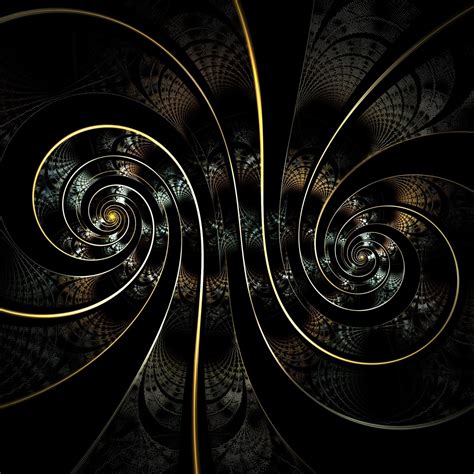 Free Download Hd Png Fractal Patterns Spiral Twisted 4k Wallpaper