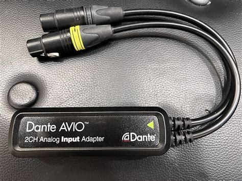 Audinate Dante Avio Channel Analog Input Adapter Reverb Uk