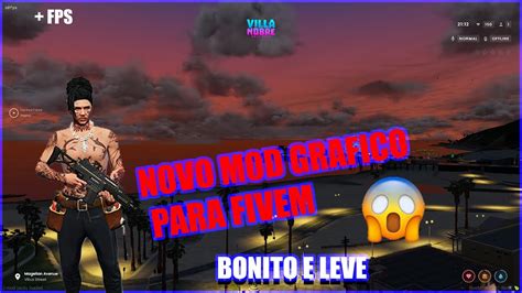 MOD GRÁFICO MUITO LEVE E LINDO PARA FIVEM GTA V RP FPS YouTube