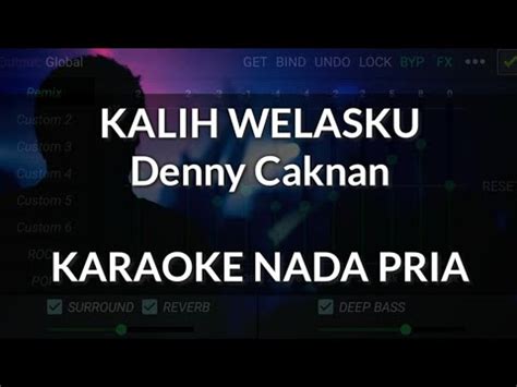 Kalih Welasku Denny Caknan KARAOKE YouTube