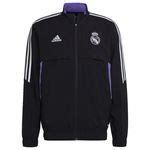 Real Madrid Training Jacket Presentation Condivo Black Purple