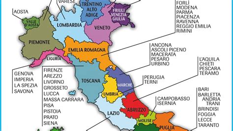 Vivacemente Il Giornalino Del Cuore E Della Mente Cartina Dellitalia