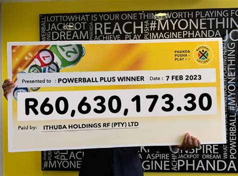 Powerball Plus Johannesburg Man Collects R60 Million Cheque