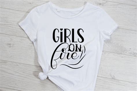 Girls On Fire Svg T Shirt Design Graphic By Ujjal Mia · Creative Fabrica