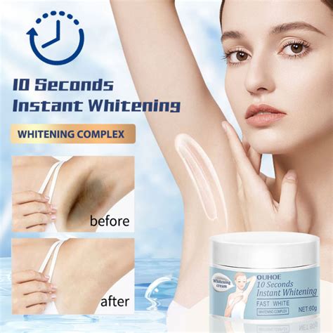 EELHOE Underarm Whitening Cream Butt Inner Thigh Bleaching Whole Body Instant Whitening ...