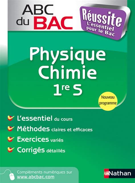 Amazon Abc Du Bac R Ussite Physique Chimie Re S