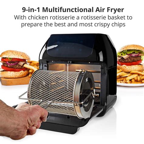 Hot Air Fryer Oven L Rotisserie Pre Sets BOXED ME