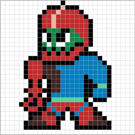 Patrones Hama Beads He Man Trap Jaw Pixel Real