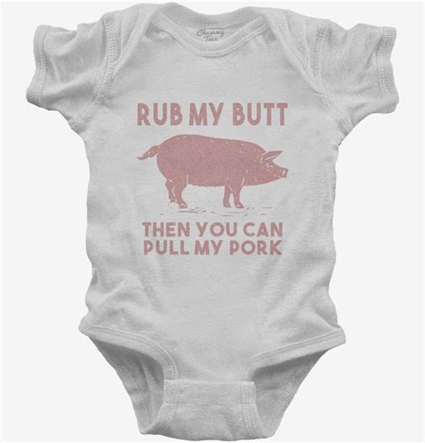 Rub My Butt Then You Can Pull My Pork Funny Bbq T Shirt