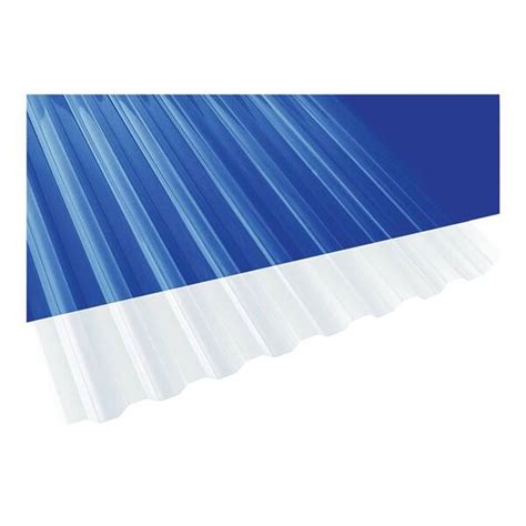 Suntuf 101698 26 Inch X 10 Foot Clear Polycarbonate Corrugated Roof Panel At Sutherlands