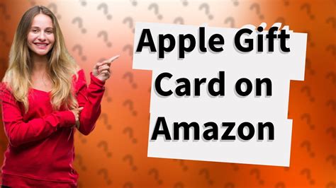 Can I Redeem Apple Gift Card On Amazon Youtube