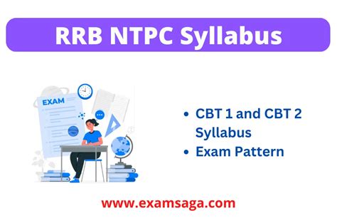 RRB NTPC Syllabus 2024 CBT 1 And CBT 2 Subject Wise Syllabus PDF