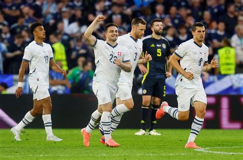 Hasil Babak Pertama Timnas Skotlandia Vs Swiss Di Euro