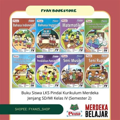 Jual Fyan Book Store Buku Lks Pindai Siswa Sd Mi Kelas Semester