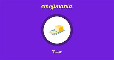 🧈 Butter emoji Copy & Paste - Emojimania