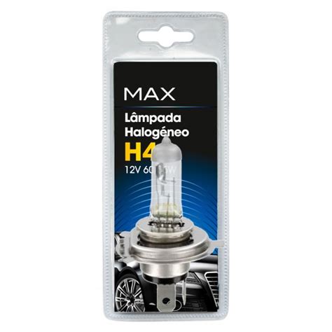 Lâmpada Automóvel 12V Farol H4 MAX SF0054736 00000 Agriloja