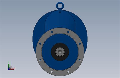 Rxf127法兰轴伸式安装斜齿轮减速机rx127 Y4 8p 112m M1 0° Φ450solidworks 2018模型图纸下载 懒石网