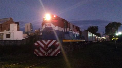 NCA Tren vacío con ALCO 8272 saliendo de Villa María rumbo a Ferreyra