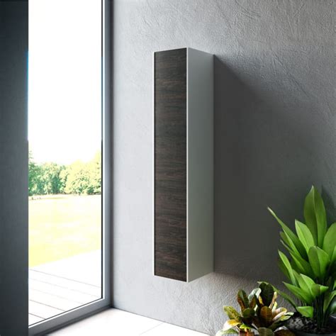 Columna de baño en melamina marrón oscuro Igea Maisons du Monde