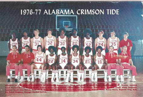 Alabama Basketball Crimson Tide Basketball Reggie King Tr Dunn Anthony Murray Don Bowerman