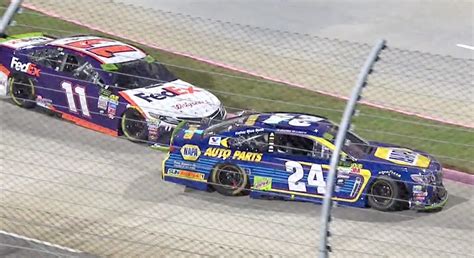 Chris Rice Reacts To Chase Elliott Denny Hamlin Incident Official