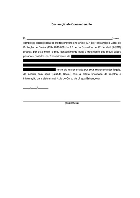 Declaracao de consentimento protecao de dados convertido Declaração