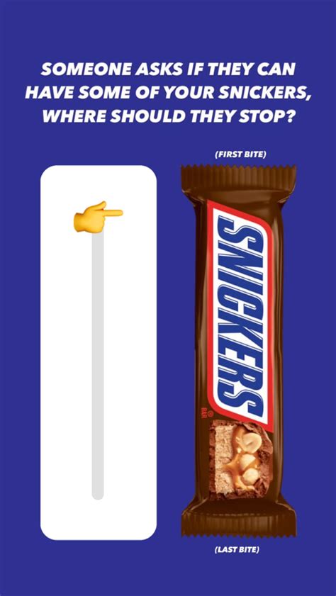 Advertisement For Snickers With A Sweet Request