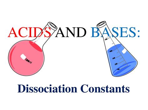 Acids And Bases Dissociation Constants Ppt Download