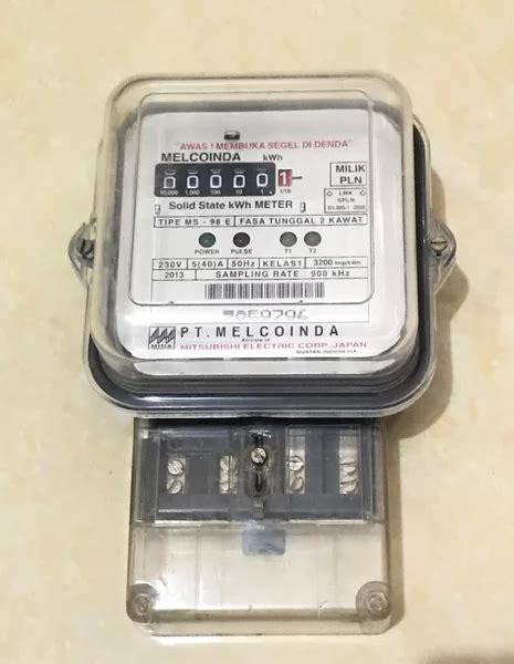detail kwh meter  rumah kos koleksi nomer