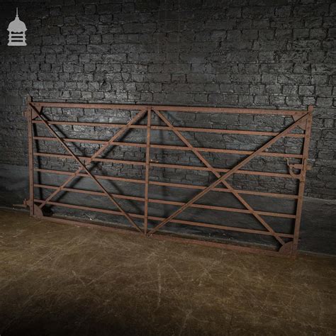 18th Century 9ft Strap Iron Farm Gate Norfolk Reclamation