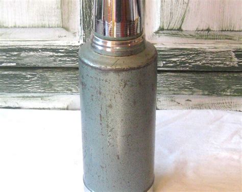 Antique Extra Large Thermos Glass Insulator Vintage Two Quart Stanley