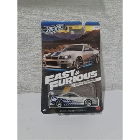 Jual Hot Wheels Silver Series Fast Furious Brian O Conner Nissan Skyline Gt R Bnr Gtr R